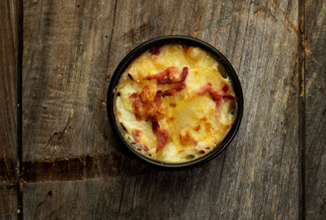 Gratin de patates douces au Brézain