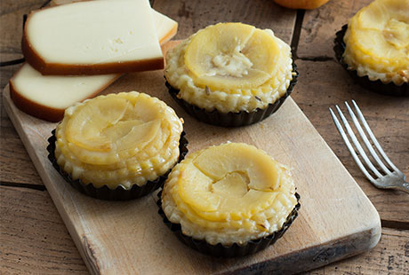 Tartelettes aux Brézain et aux pommes